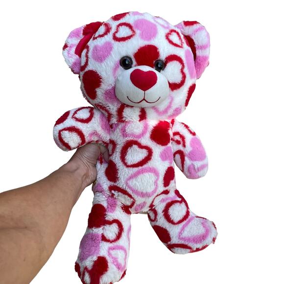 Build A Bear Hearts Teddy Bear Plush 2013 Retired Stuffed Valentine Love READ - Picture 1 of 16